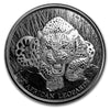 2017 Republic of Ghana African Leopard 1oz. Silver (No Tax) May have light toning