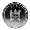 2017 Fiji $1 The Great Wave Hokusai 1oz .999 Silver (TAX Exempt) Lightly Toned