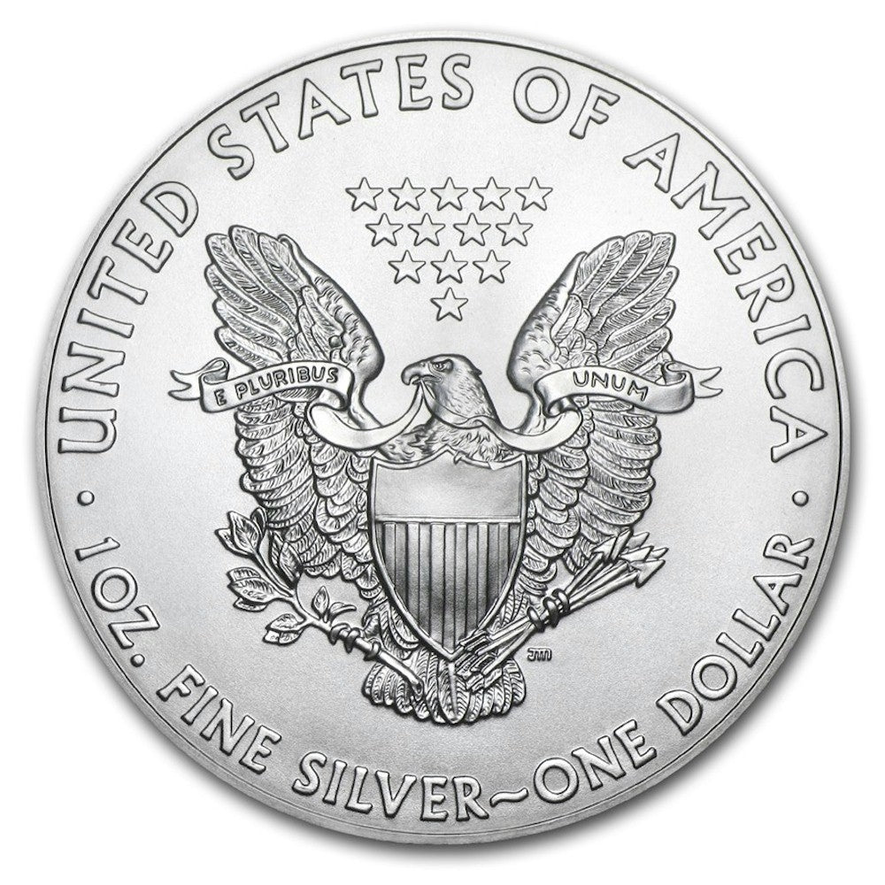 2018 United States $1 American Eagle 1oz. .999 Silver (No Tax) May have light toning.