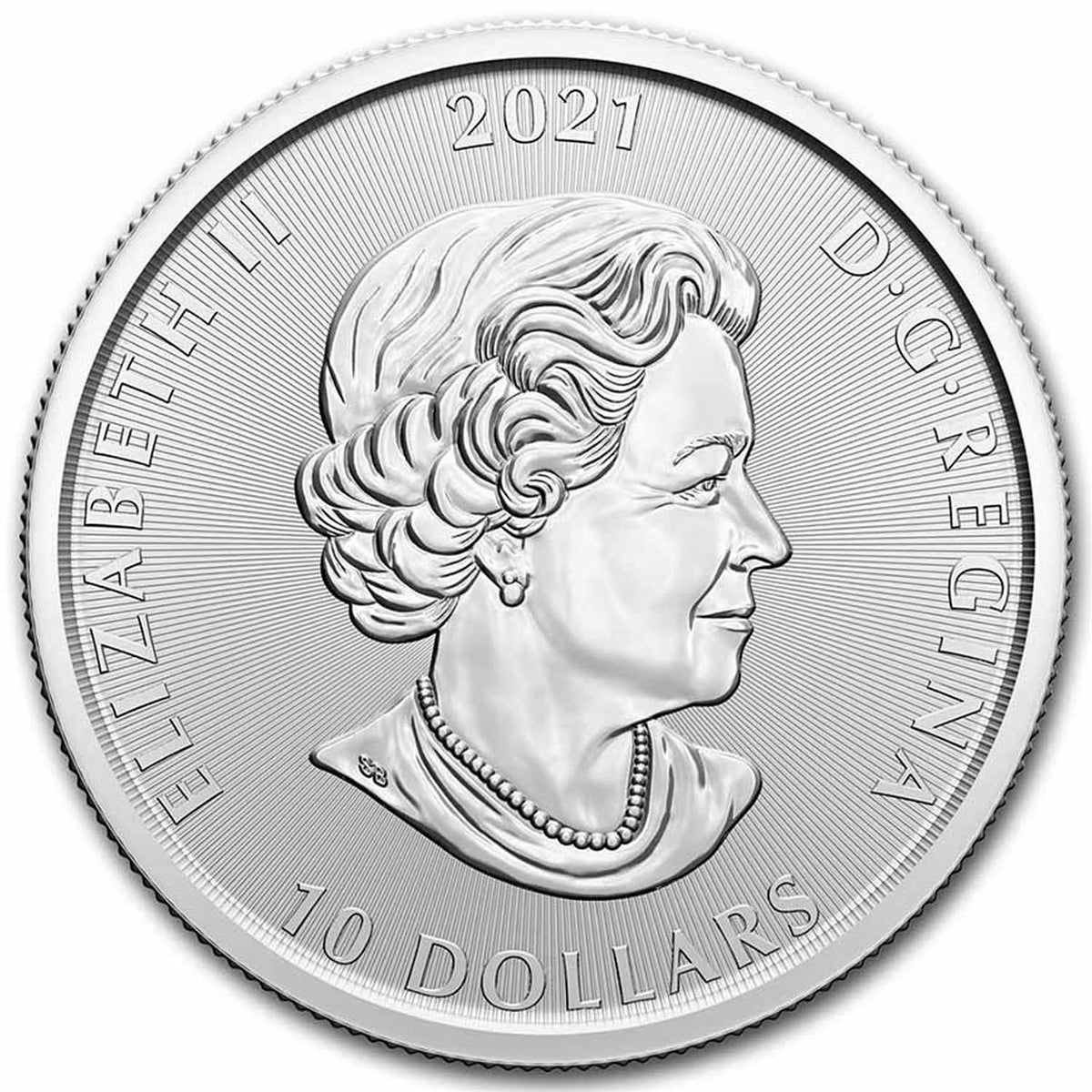 2021 Canada $10 Creatures of the North: Werewolf 2oz Silver (No Tax) Flaws