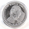 2015 Congo 5,000 Francs CFA Silverback Gorilla 1oz .999 Silver (No Tax) Capsule Scr.