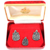 Pair of Vintage Royal Canadian Mint Cufflinks & Pin, 3Pcs in Case