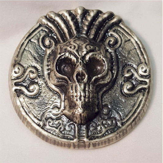 Beaver Bullion 5oz Mystic Thinker Skull .999 Silver (No Tax) Issues