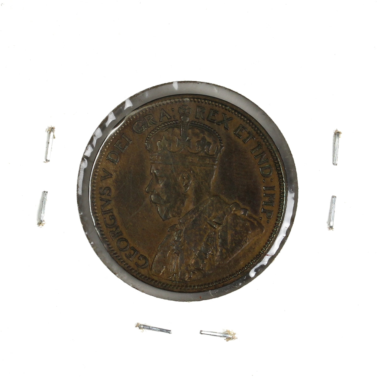 1917 Canada 1-cent VF-EF (VF30) Cleaned, Corrosion, or Impaired