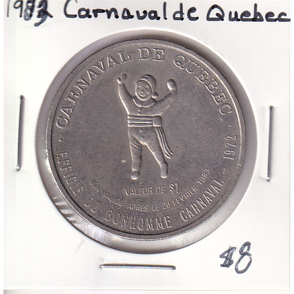1983 Canada Carnaval de Quebec Trade Dollar (Grande Hermine)