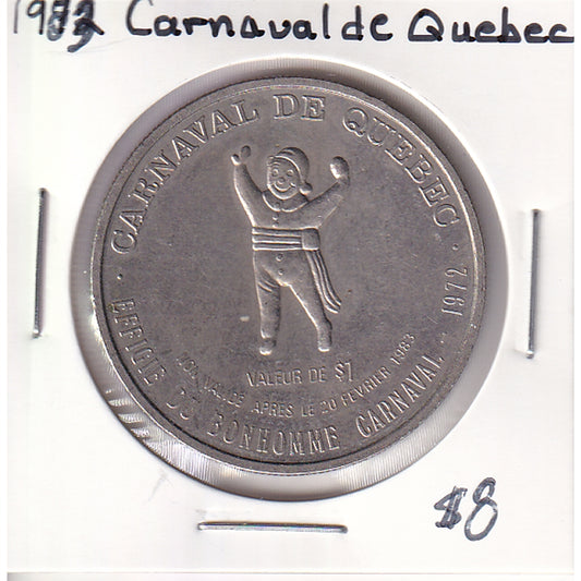 1983 Canada Carnaval de Quebec Trade Dollar (Grande Hermine)