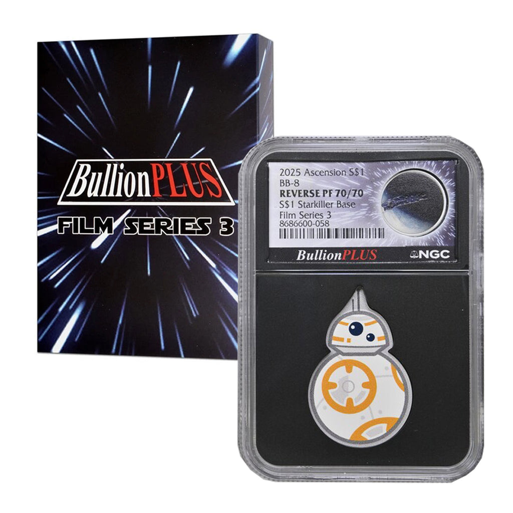 2025 $1 BB-8/Starkiller Base Silver NGC PF 70/70 (No Tax)