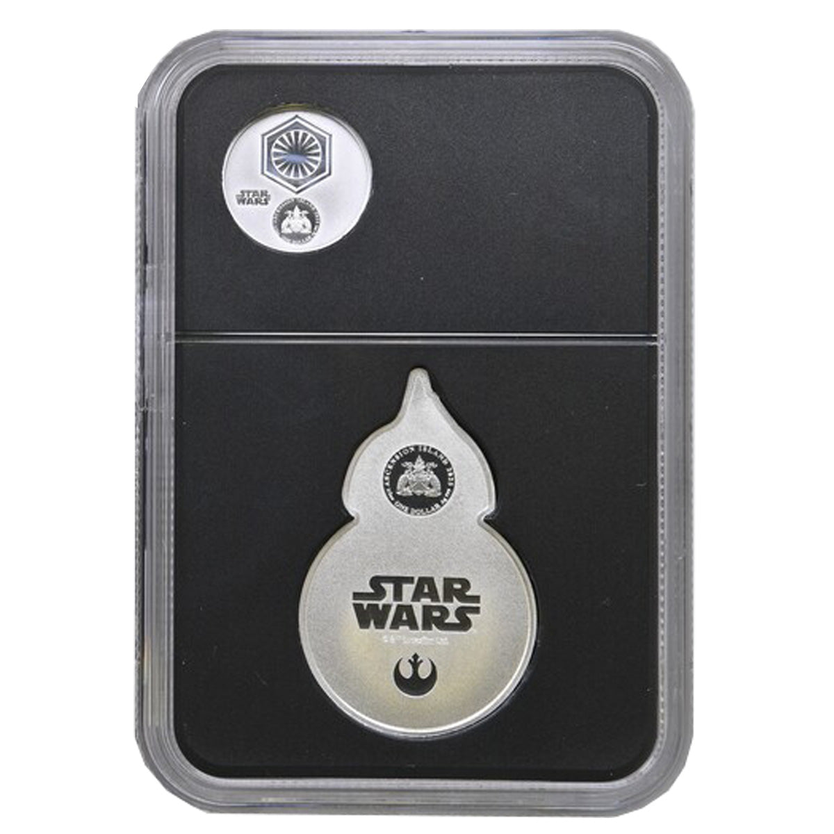2025 $1 BB-8/Starkiller Base Silver NGC PF 70/70 (No Tax)