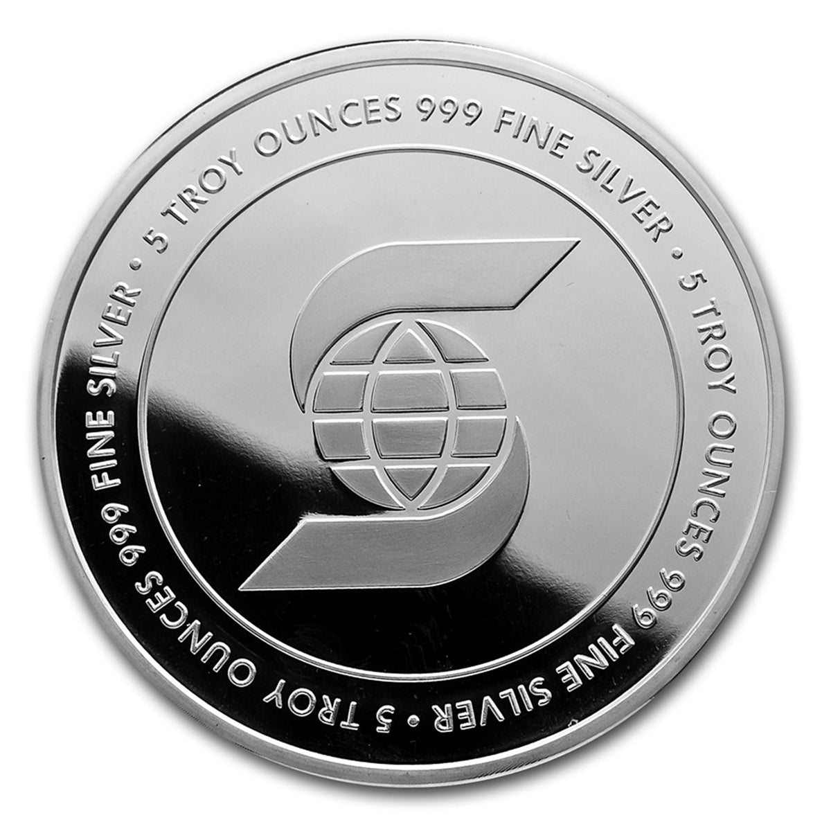 Scotiabank 5oz .999 Fine Silver Round (No Tax) - Capsule Lightly Scuffed