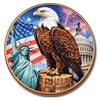 Scales of Justice Coloured 5oz. AVDP .999 Fine Copper Round