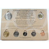 1608-2008 Quebec City's 400th Anniversary 6-coin RCM-issue Card with Medallion (Full)