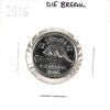 ERROR 2016 Canada 5-cents (Die break on beaver's neck & back)