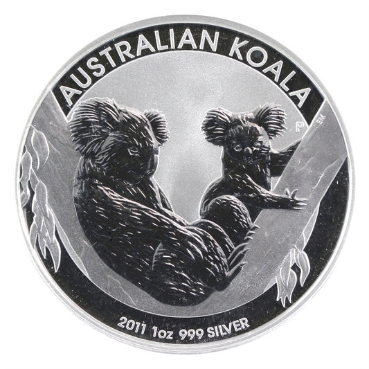 2011 Australia $1 Koala 1oz .999 Silver (No Tax) COIN ONLY