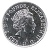 2017 Great Britain £2 Britannia 1oz .999 Silver (No Tax) Lightly Toned/Minor Scratches