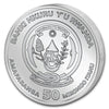 2019 Rwanda 50 RWF Franc Lunar Year of the Pig .999 Silver (No Tax) UNSEALED