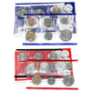 2004 USA Uncirculated Coin Set, P&D Mints (May have minor toning; envelopes light wear)