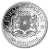 2019 Somalia 100 Shillings Elephant 1oz. .999 Silver (No Tax) Lightly Toned