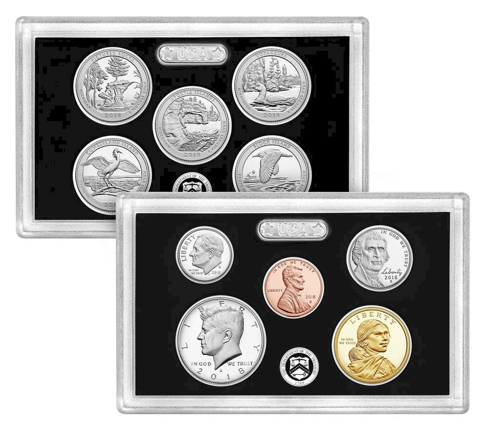 2018 S USA Silver Proof Set (Modest issues)