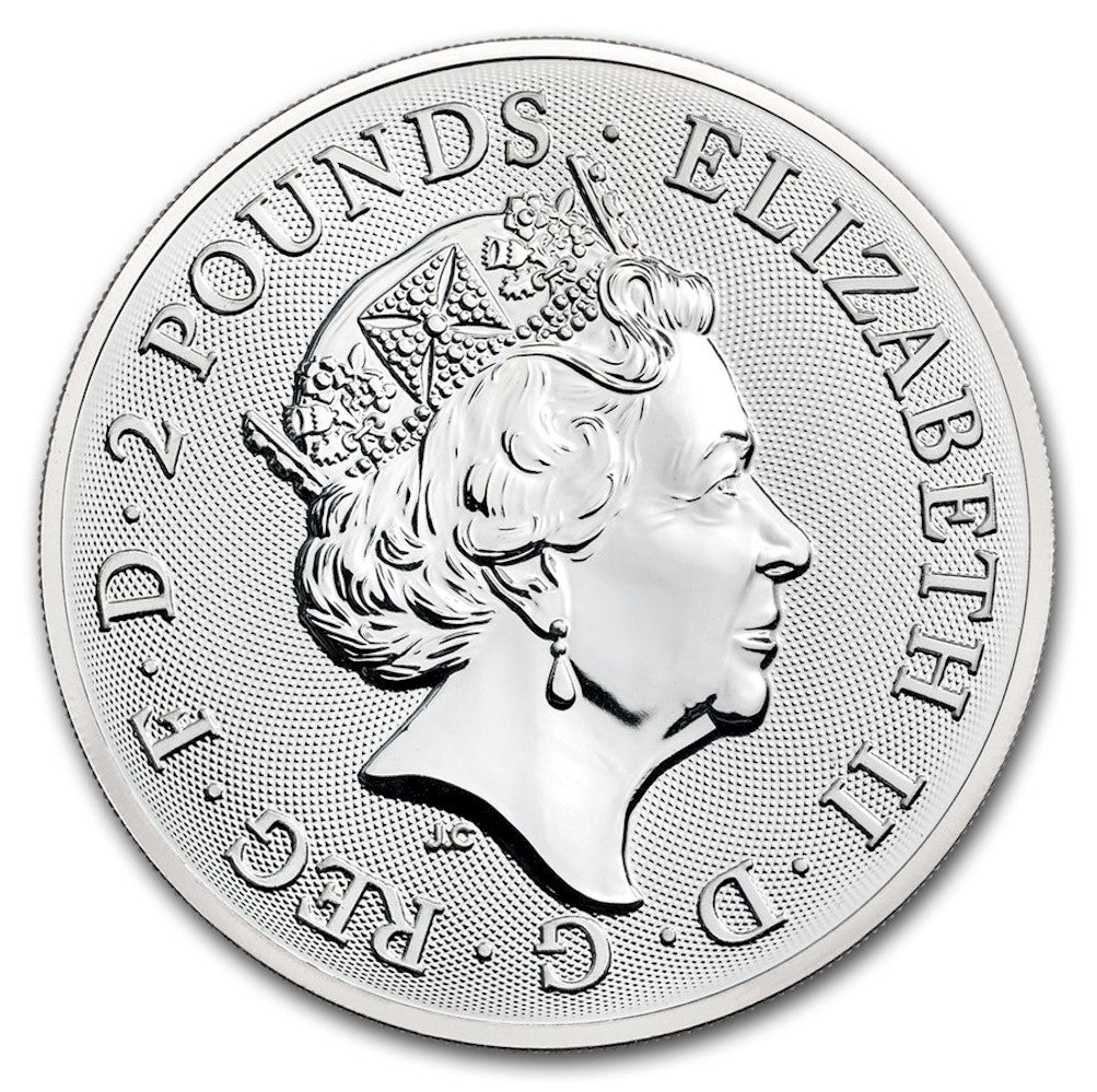 2019 GB 2-Pounds Landmarks - Buckingham Palace 1oz. Silver (No Tax)