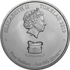 2019 Tokelau $5 Loggerhead Turtle 1oz. .999 Fine Silver (No Tax) lightly toned