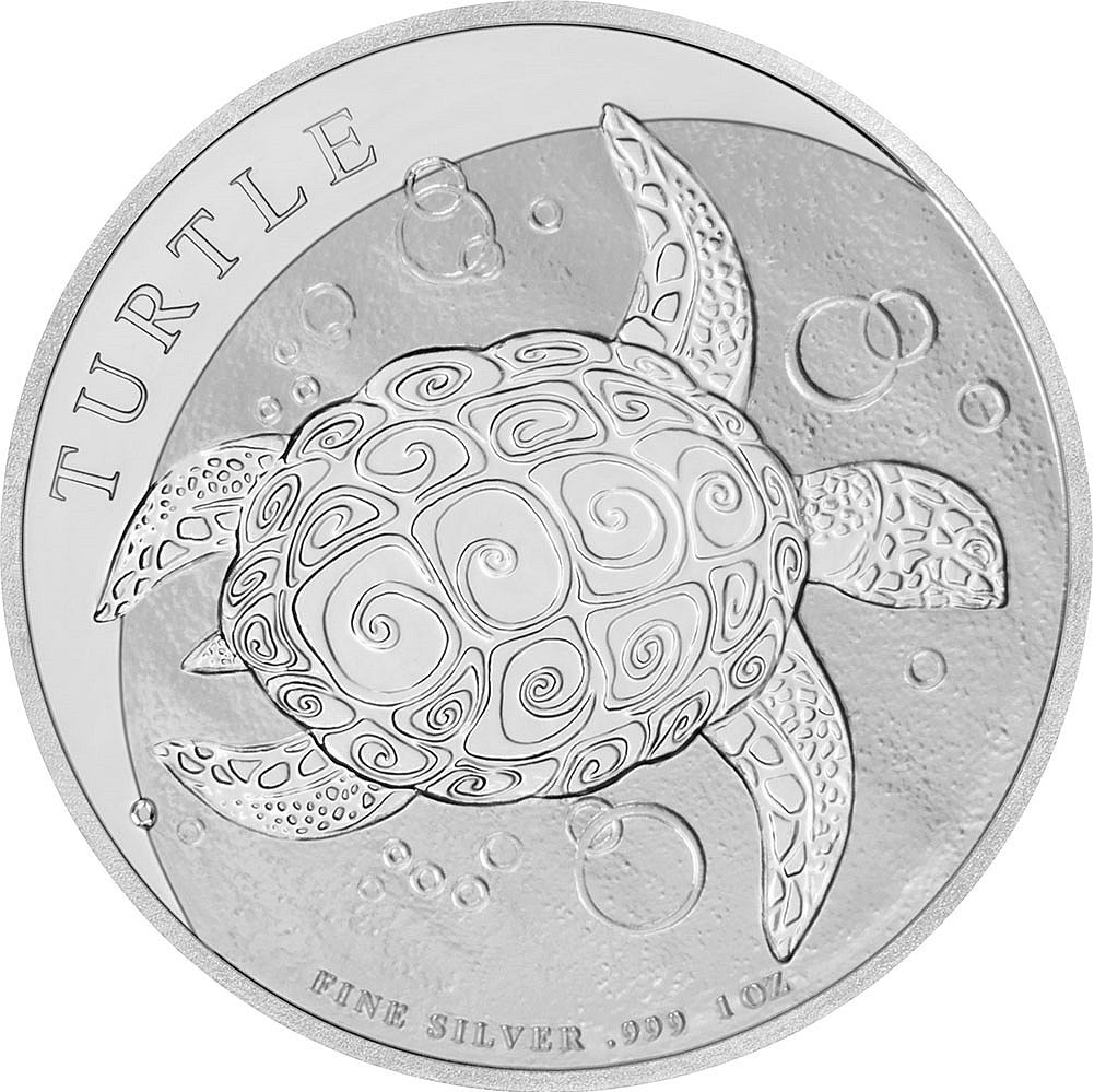 2019 Niue $2 Hawksbill Turtle 1oz. .999 Fine Silver (No Tax)