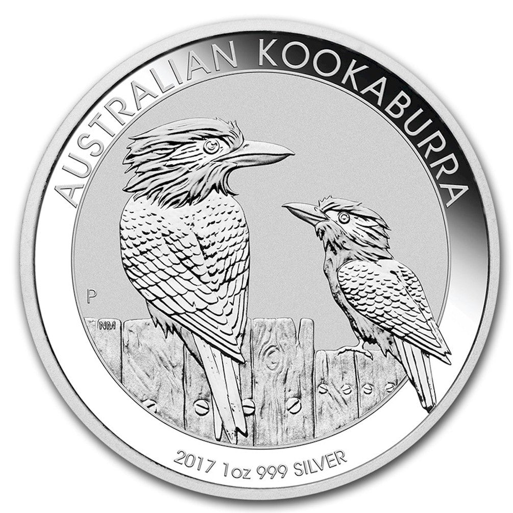 2017 Australia $1 Kookaburra 1oz .999 Fine Silver (No Tax) Flaws