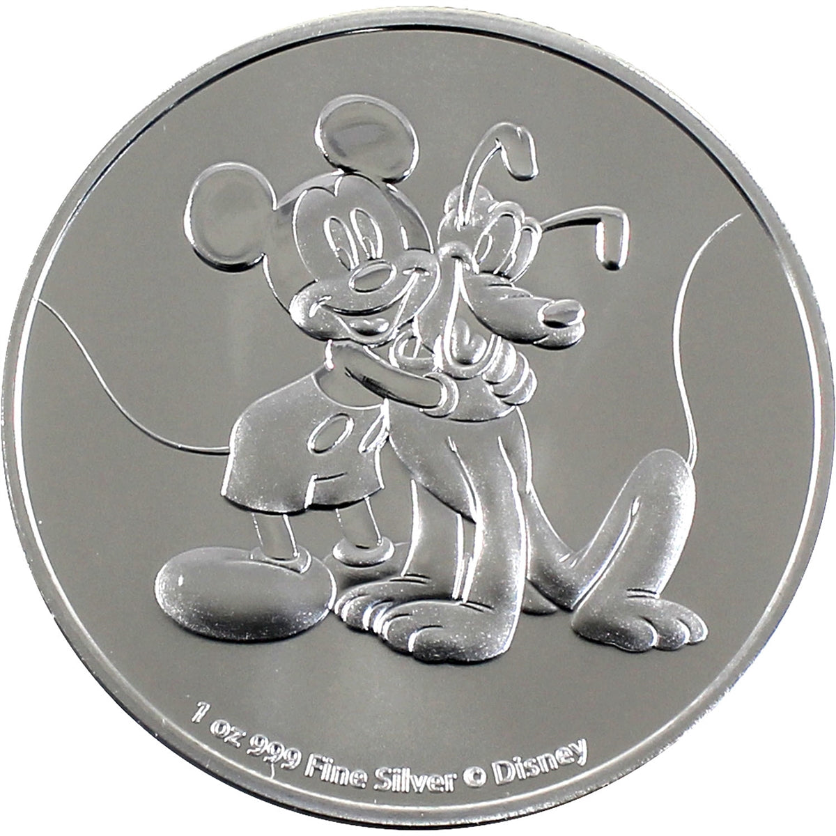 2020 Niue $2 1oz .999 Silver Mickey and Pluto Round (No Tax)