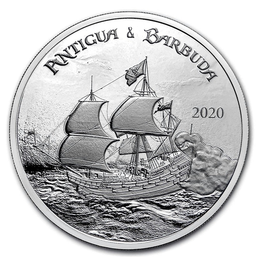 2020 Antigua & Barbuda $2 Rum Runner 1oz. .999 Silver (No Tax)