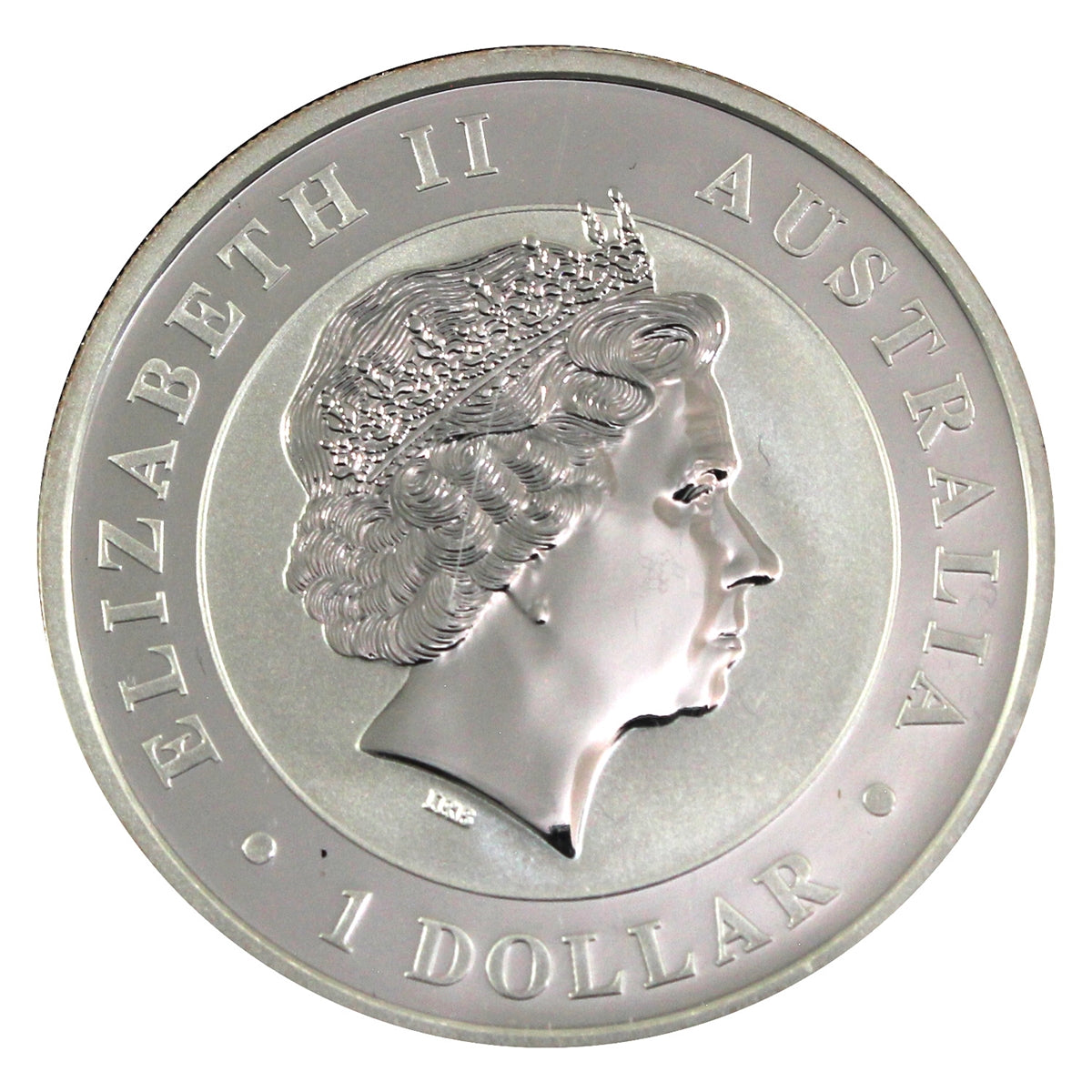 2018 Australian $1 Wedge-tailed Eagle 1oz Silver (No Tax) Lightly Toned/Scr. Capsule