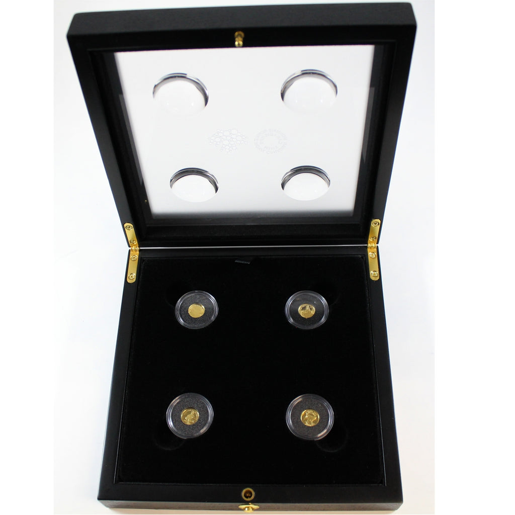 2016-2017 Canada Predator vs Prey 4-coin 1/2g .999 Gold Set & Magnifying Case (No Tax)