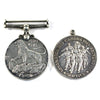 Pair of Commonwealth WWII Medals - War Medal & CVSM, 2PCS (Impaired)