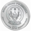 2021 Rwanda 50 RWF Francs Year of the Ox 1oz. .999 Silver (No Tax)