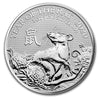2020 Great Britain 2-Pounds Year of the Rat 1oz. .999 Silver (No Tax)