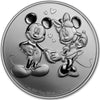 2020 Niue $2 Mickey & Minnie Mouse 1oz. .999 Silver (No Tax) Hairline Scratches