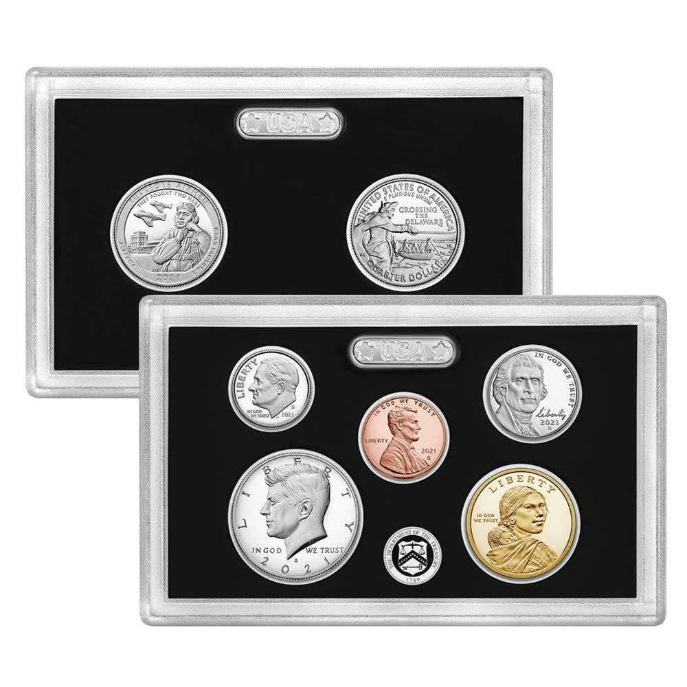 2021 S USA Silver Proof Set (Lightly toned, light wear on envelope)