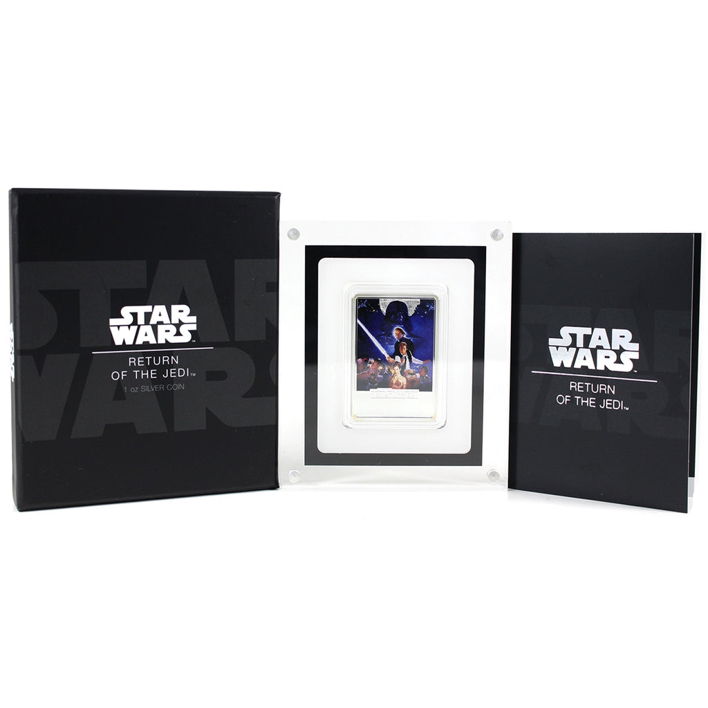 Niue 2017 $2 Star Wars: Return of the Jedi 1oz Fine Silver in Display (No Tax)