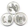 Group Lot of 2014 & 2015 Australia 50-Cents 1/2oz .999 Silver Coins, 3Pcs (No Tax)