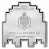 2022 Niue $2 Pac-Man&trade; GHOST Shaped Stackable 1oz  Silver (No Tax) Lightly Scratched