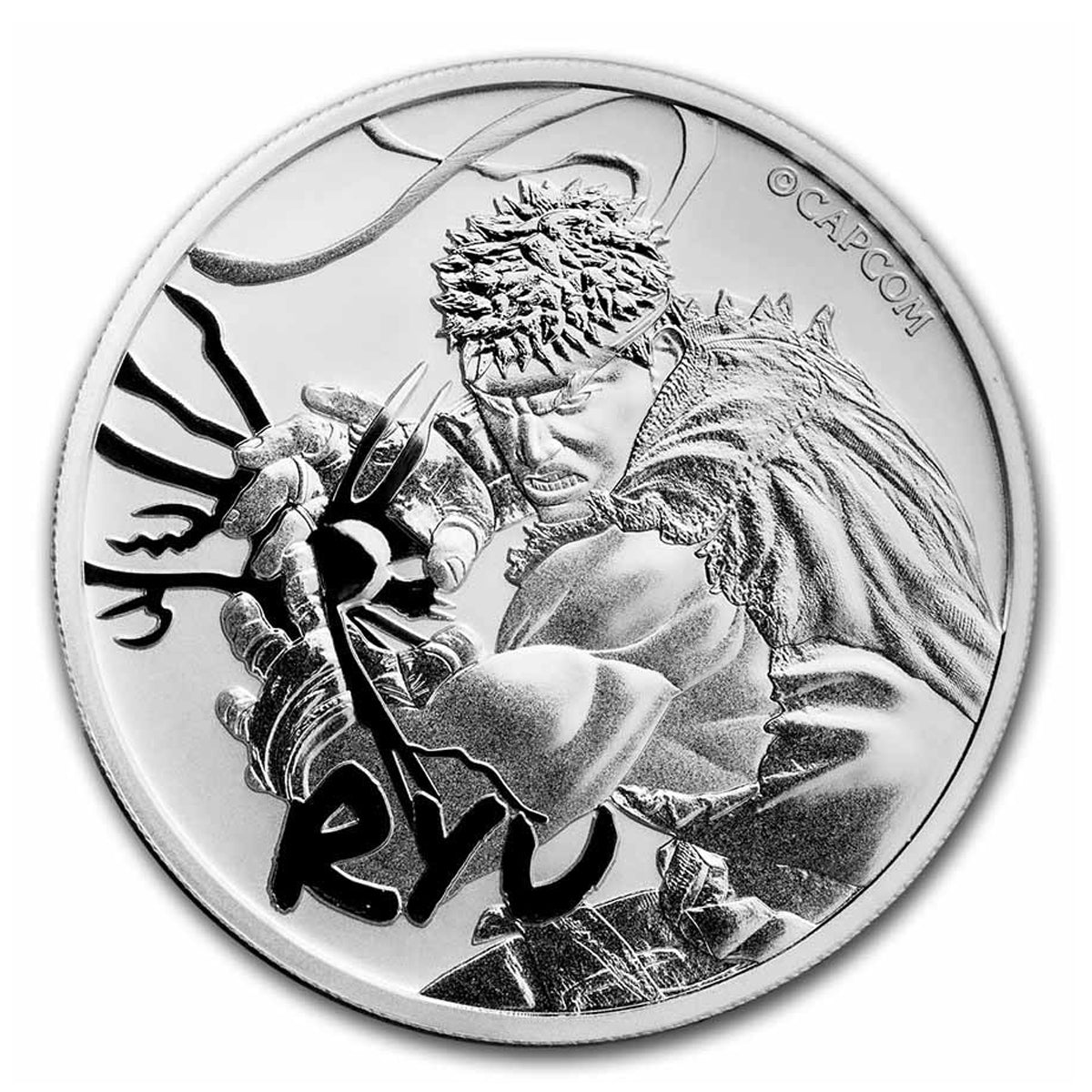 2022 Tuvalu $1 Street Fighter: Ryu 1oz. .9999 Silver Coin (No Tax)