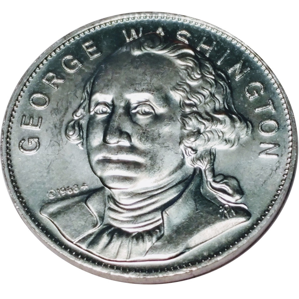 Shell Gas - Famous Facts and Faces - George Washington Aluminum Token