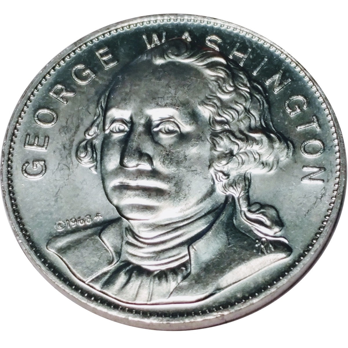 Shell Gas - Famous Facts and Faces - George Washington Aluminum Token