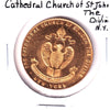Cathedral Church of St. John the Divine, New York, Pilgrimage Medallion (Spots/toned)