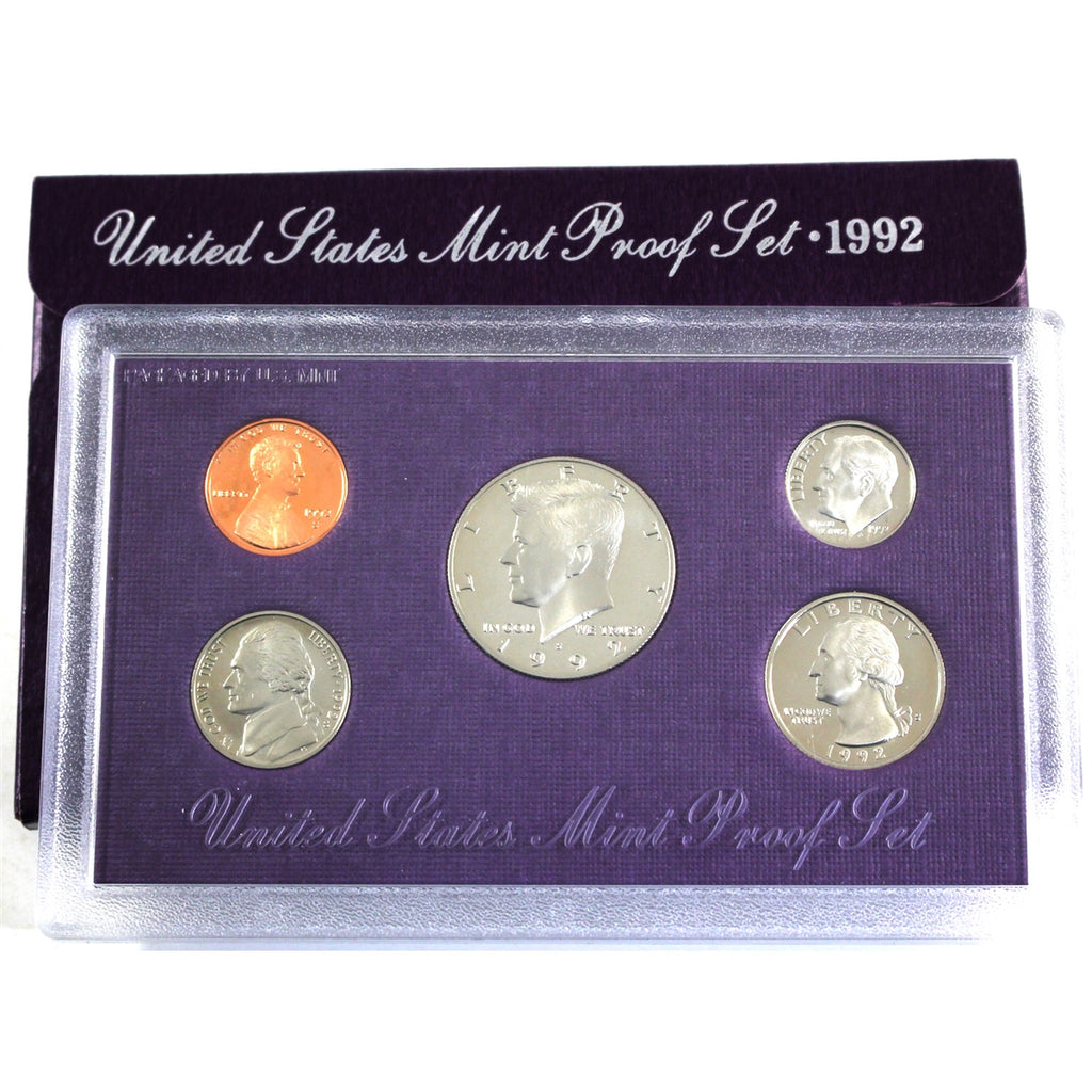 1992 S USA Proof Set in Original Packaging (Minor issues)