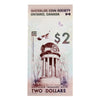 Waterloo Coin Society Souvenir Treasury $2 Note, Series A, UNC
