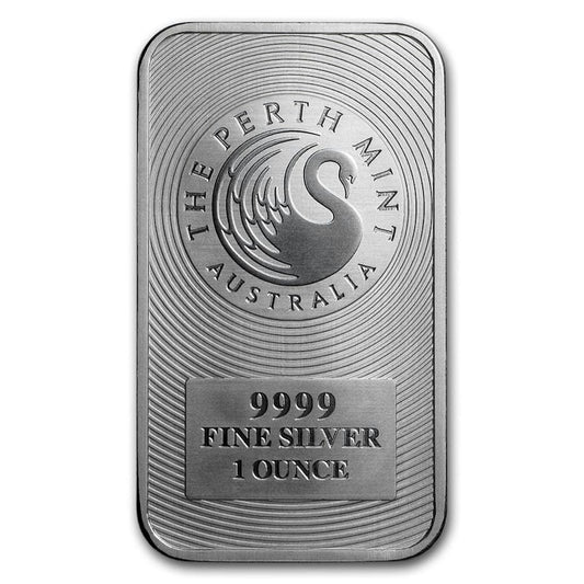 Perth Mint Kangaroo Bar 1oz. .9999 Fine Silver (No Tax)