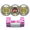 2020 Canada $2 Bill Reid Some Coloured Original Roll of 25pcs.