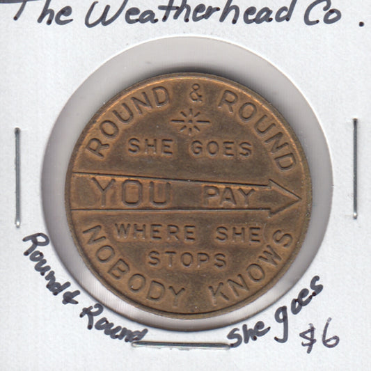 The Weatherhead Co. Spinner Token