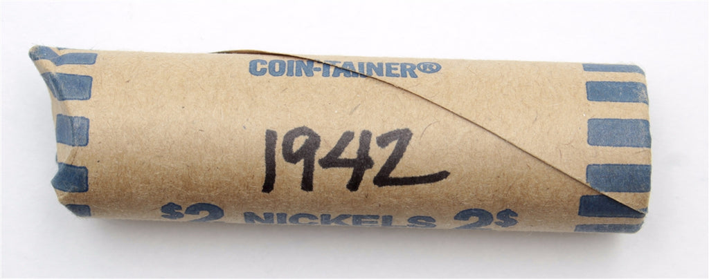 Lot of 40x 1942 Canada George VI Nickel 5-cents, Circulated Condition, 40Pcs