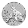 2022 Australia $2 Mother & Baby Dingo Piedfort 2oz Silver (No Tax) Flaws