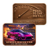 Pedal to the Metal Automotives: Street Racer Car 5oz .999 Fine Copper Bar